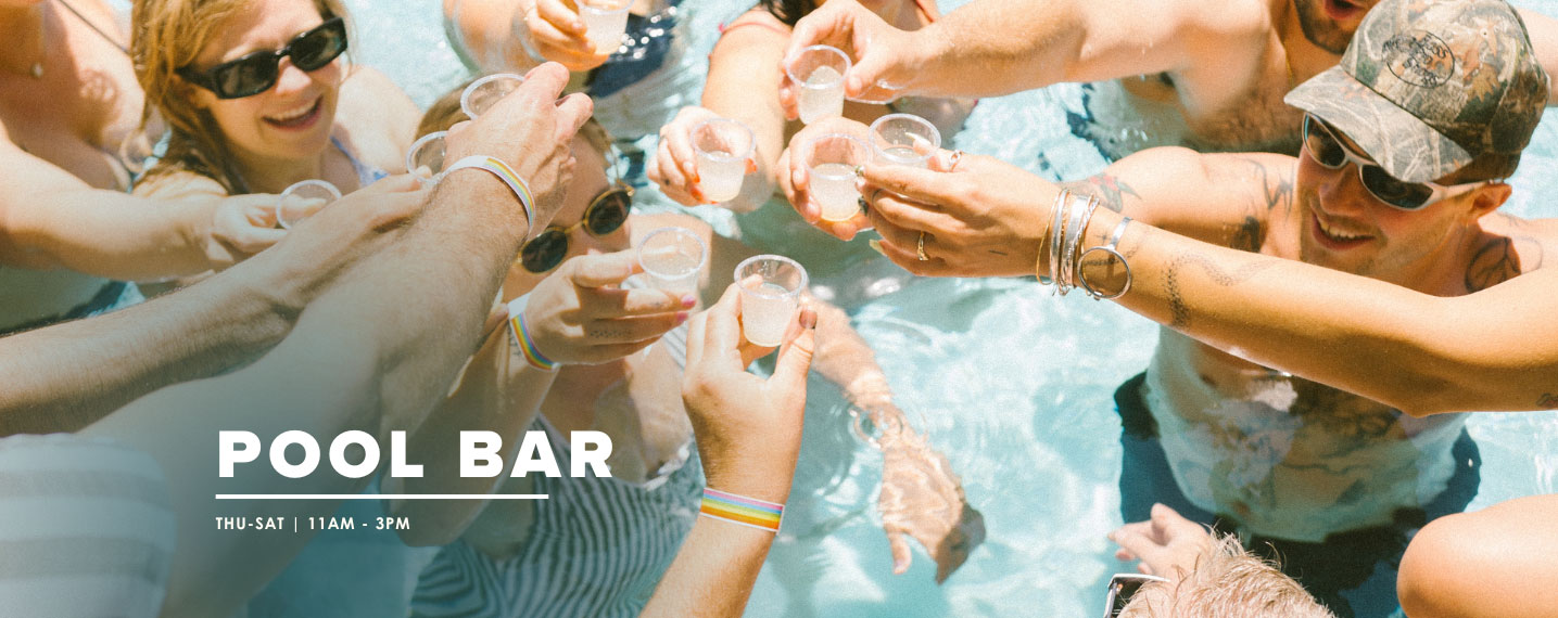 Pool Bar, Thu - Sat, 11am - 3pm